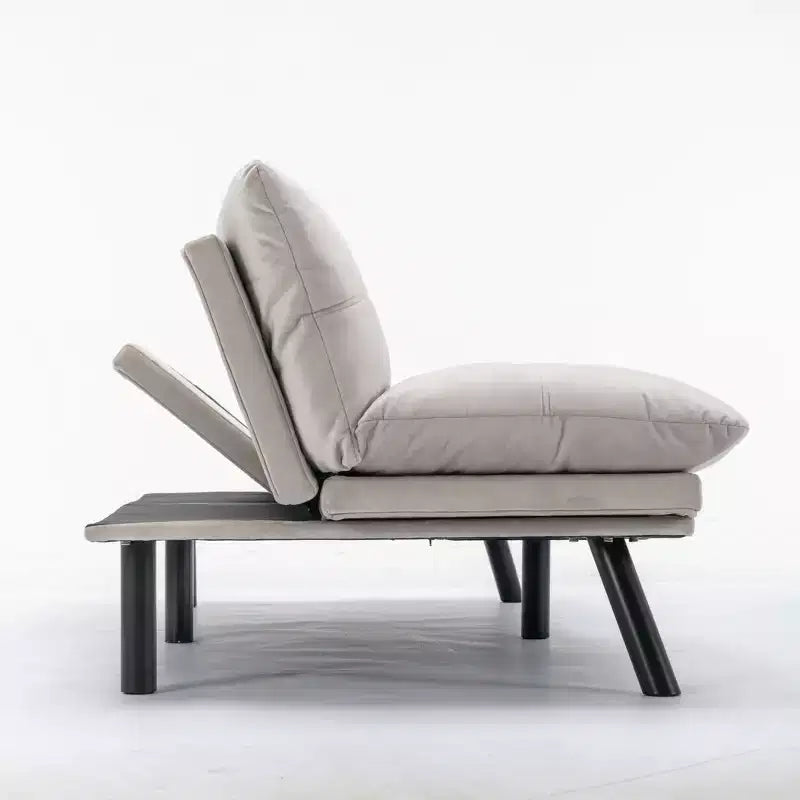 Okak Modern Sofa Bed Futon Couch, Convertible Small Sleeper Sofa Bed Loveseat Recliner for Small Apartments, living Room