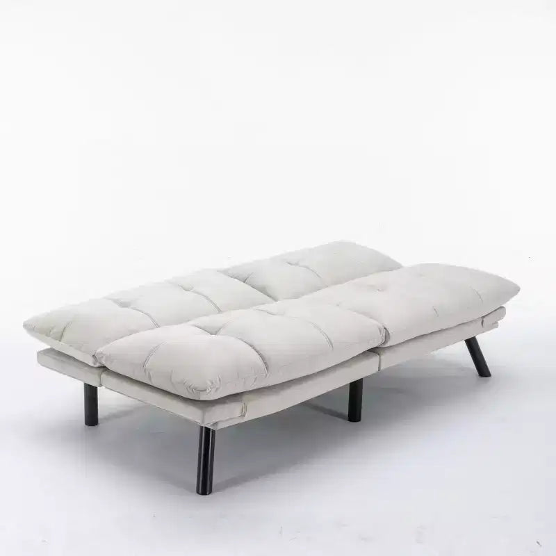 Okak Modern Sofa Bed Futon Couch, Convertible Small Sleeper Sofa Bed Loveseat Recliner for Small Apartments, living Room