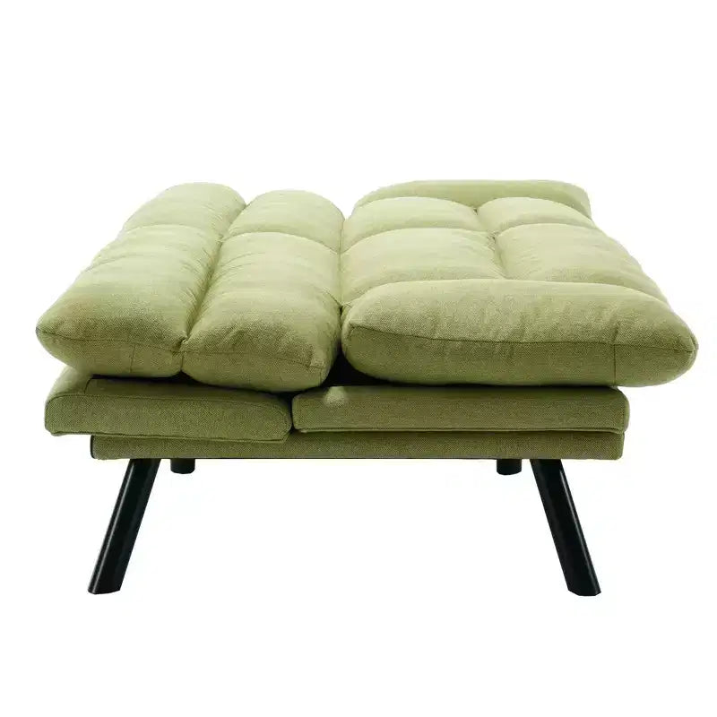 Okak Modern Sofa Bed Futon Couch, Convertible Small Sleeper Sofa Bed Loveseat Recliner for Small Apartments, living Room