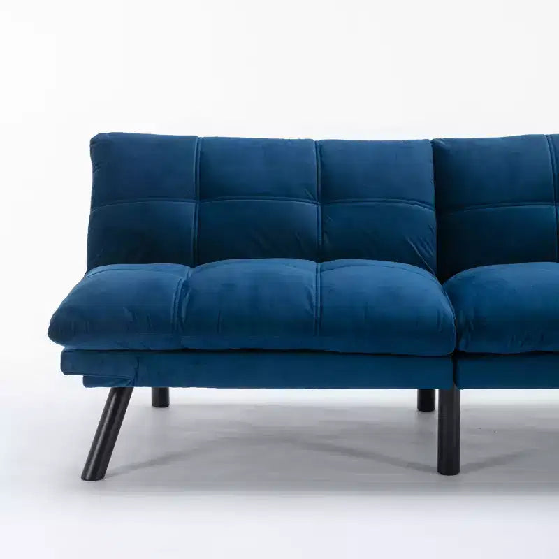 Okak Modern Sofa Bed Futon Couch, Convertible Small Sleeper Sofa Bed Loveseat Recliner for Small Apartments, living Room