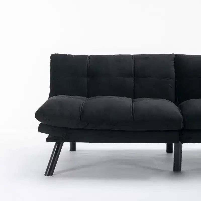 Okak Modern Sofa Bed Futon Couch, Convertible Small Sleeper Sofa Bed Loveseat Recliner for Small Apartments, living Room
