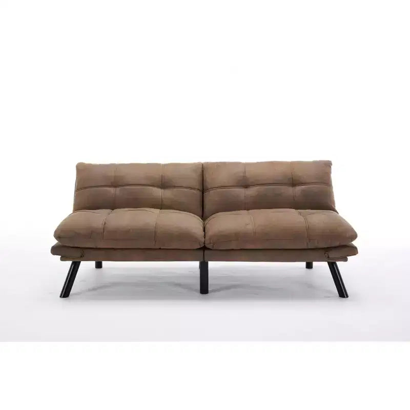 Okak Modern Sofa Bed Futon Couch, Convertible Small Sleeper Sofa Bed Loveseat Recliner for Small Apartments, living Room