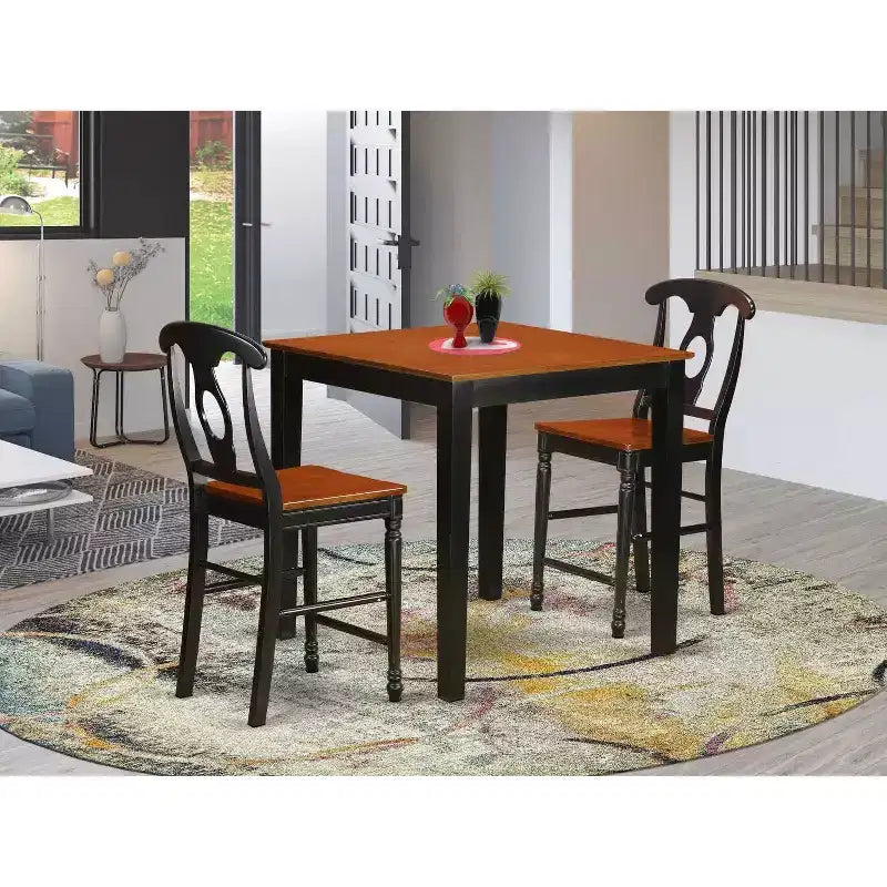 Victorian Dining Table Set - Vintage Kitchen Table & Chairs for 4 - HomeStock