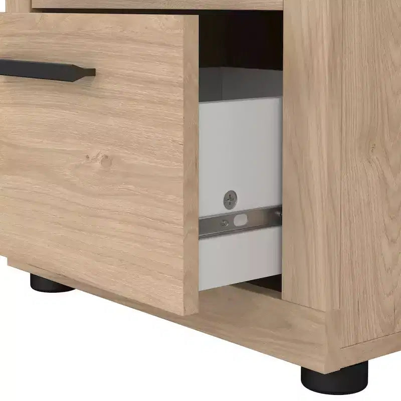 Tvilum, Mira 2-Piece Bedroom Set - 6 Drawer Double Dresser And Chest, Jackson Hickory