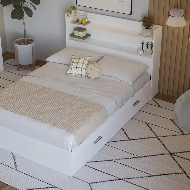 Hunter Platform Bed with Headboard