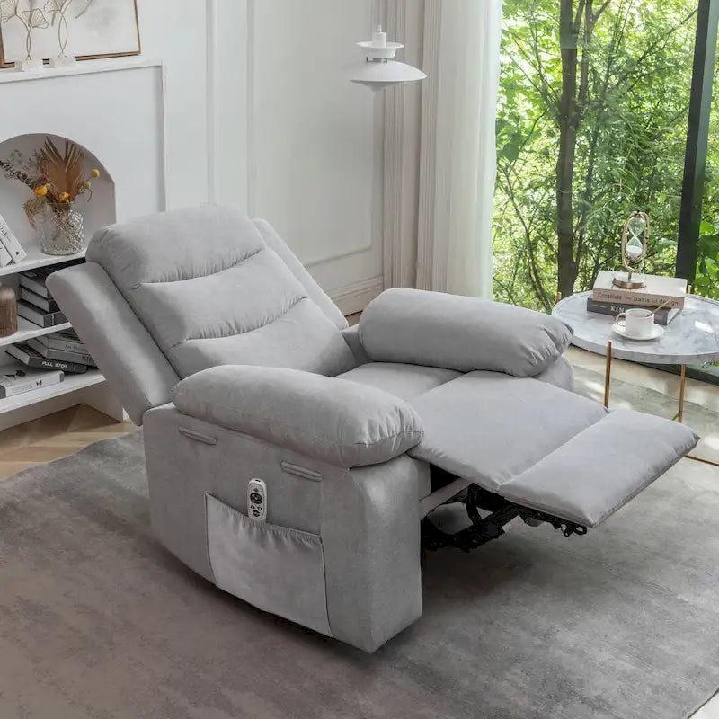Fauteuil Inclinable Électrique avec Chaleur et Massage Vibrant
