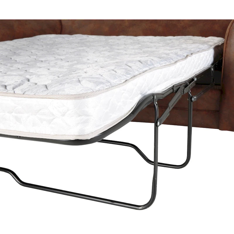 Canapé-lit Southwestern Lodge avec matelas dépliable et accents cloutés