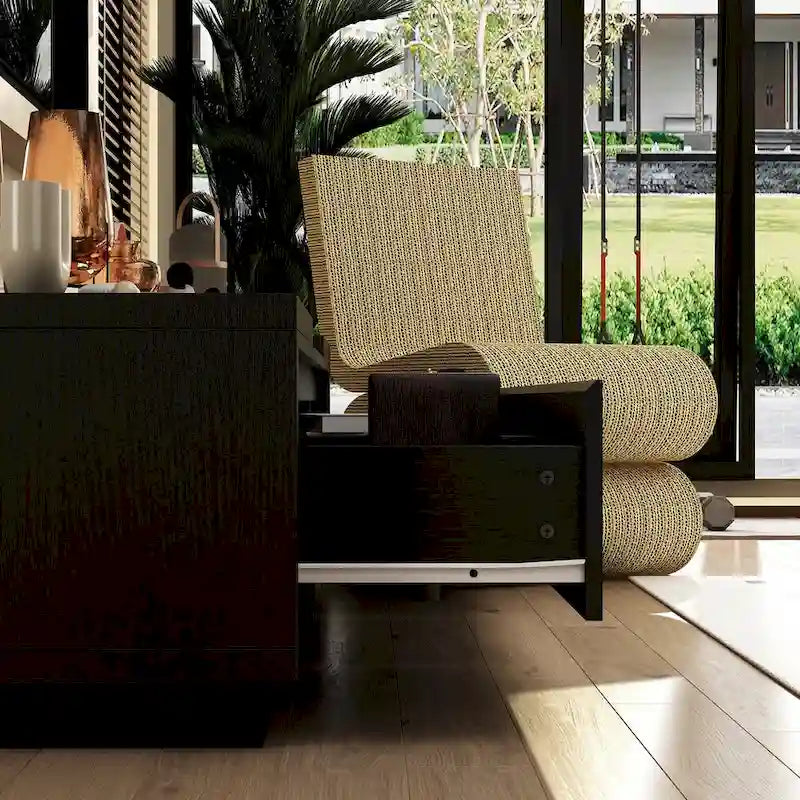Meuble TV extensible avec tiroirs de rangement