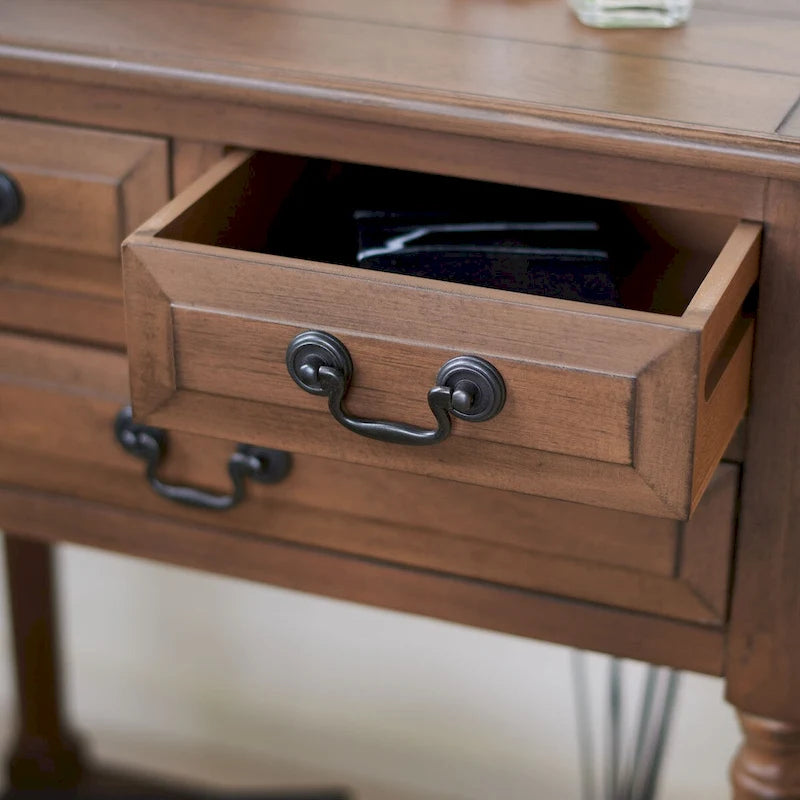 Console 3 tiroirs avec étagère inférieure ouverte
