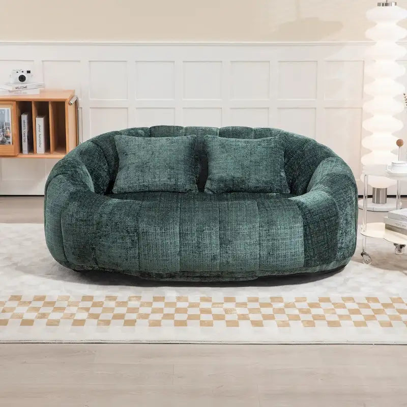 Fauteuil paresseux à dossier haut en mousse à mémoire de forme — Chaise longue de sol pliable