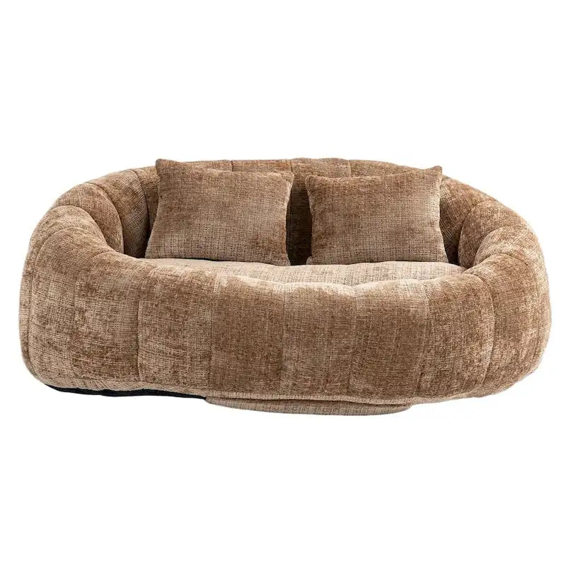 Fauteuil paresseux à dossier haut en mousse à mémoire de forme — Chaise longue de sol pliable